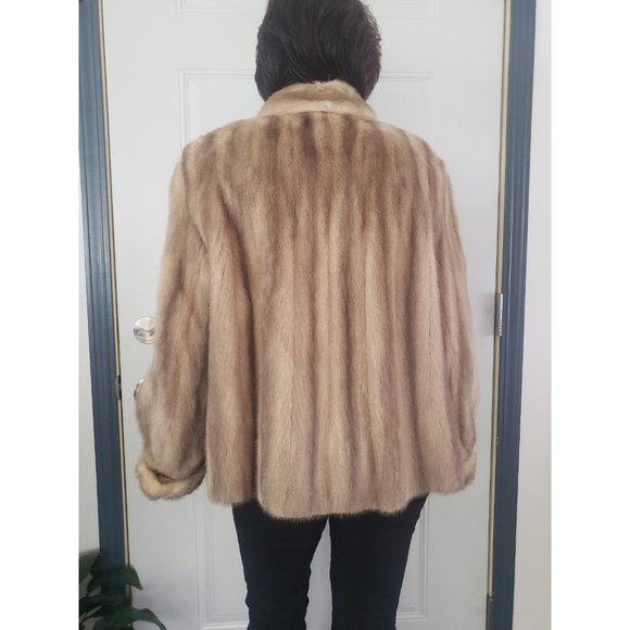 40s(?) Mink Fur Waist Coat - Picture 4 of 6
